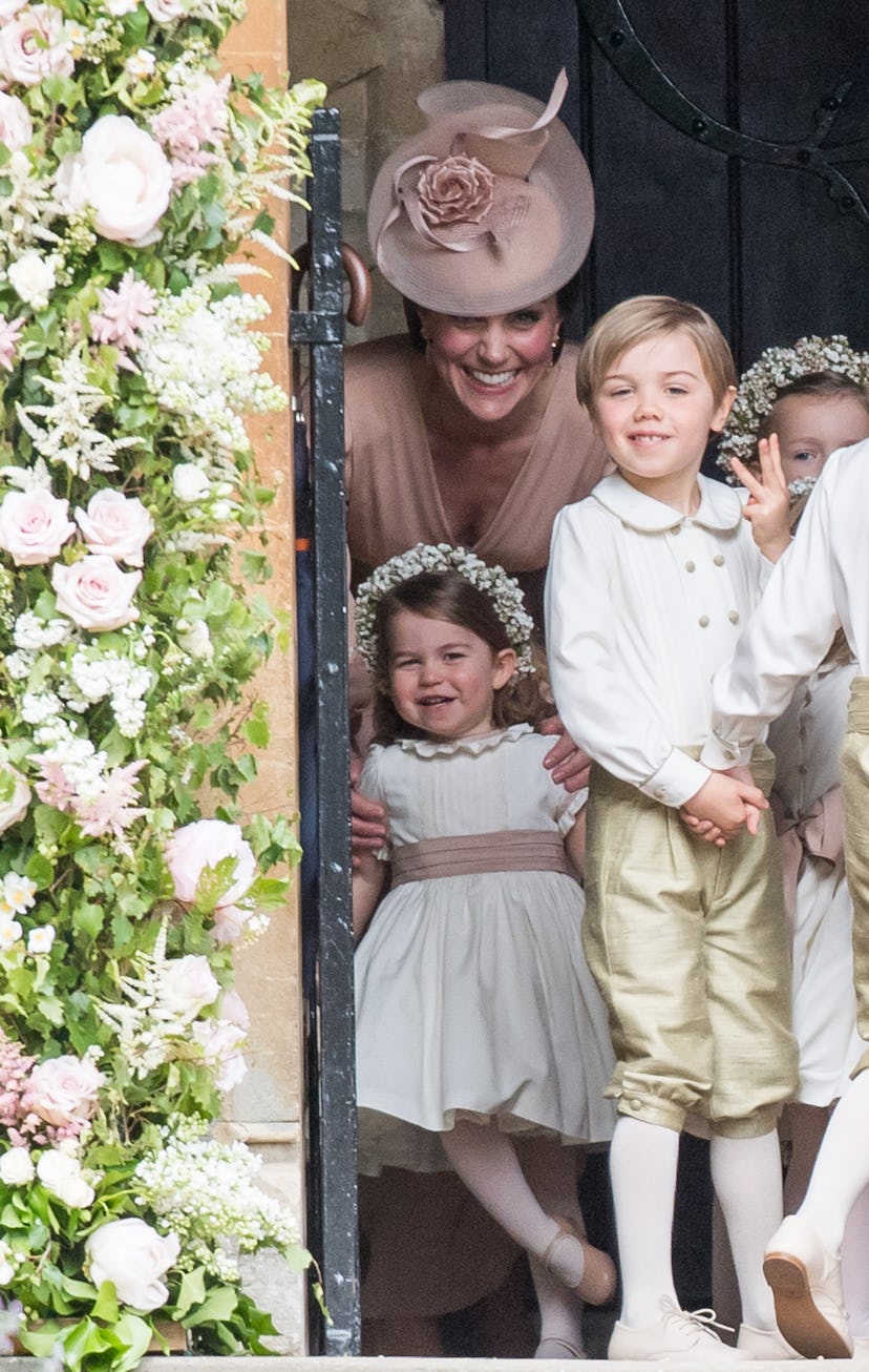 Princess Charlotte at Pippa Middleton’s wedding, 2017.
