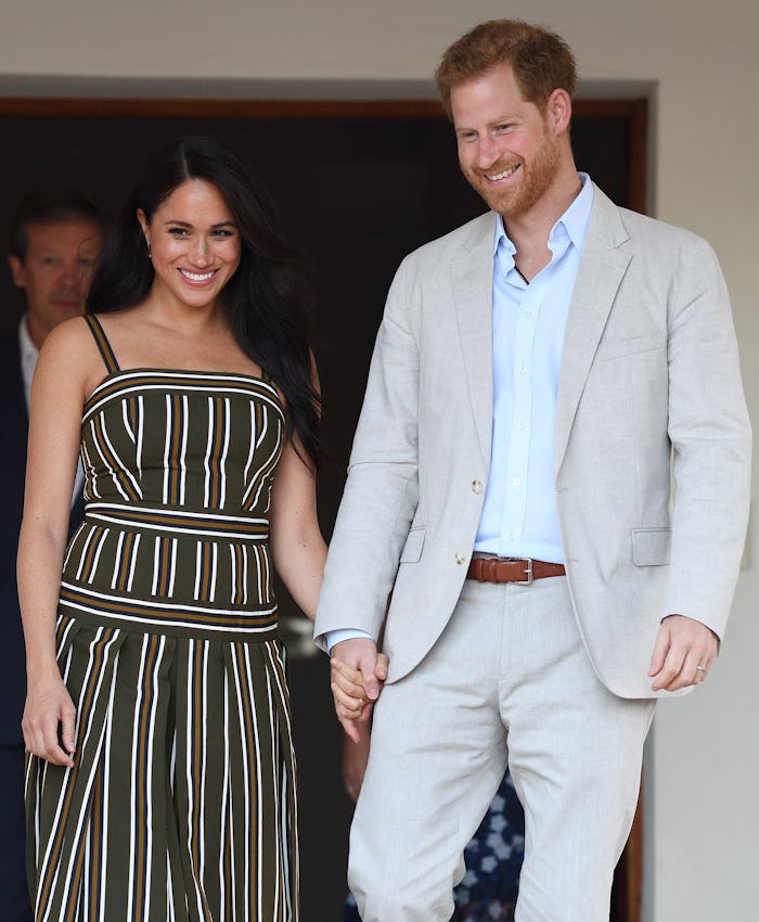CAPE TOWN, SOUTH AFRICA - SEPTEMBER 24: (UK OUT FOR 28 DAYS) Prince Harry, Duke of Sussex and Meghan...