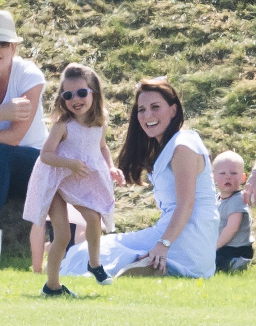 Princess Charlotte at a polo match, 2018.