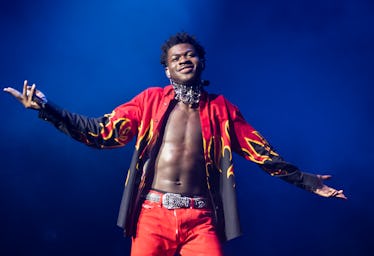 SAN FRANCISCO, CALIFORNIA - DECEMBER 08: Lil Nas X performs at WiLD 94.9's FM's Jingle Ball 2019 Pre...