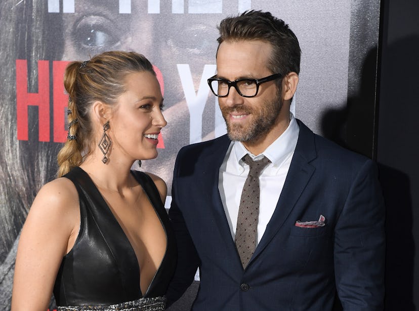 Blake Lively and Ryan Reynolds attend the Paramount Pictures premiere for 'A Quiet Place' at AMC Lin...