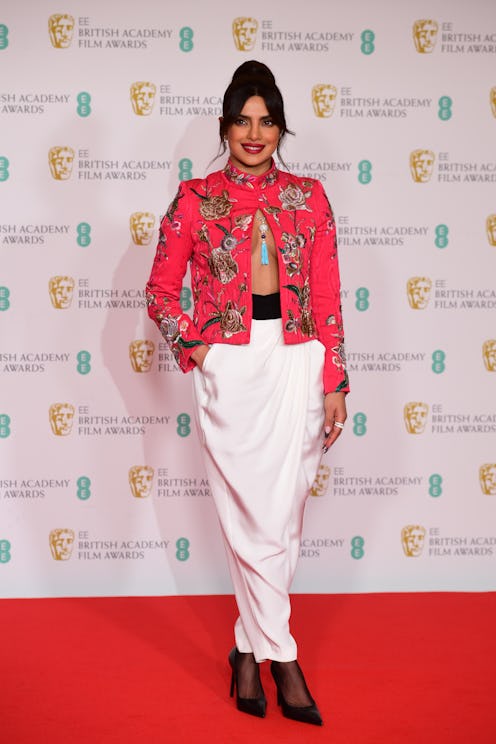 Priyanka Chopra Jonas arrives for the EE BAFTA Film Awards at the Royal Albert Hall in London. Pictu...