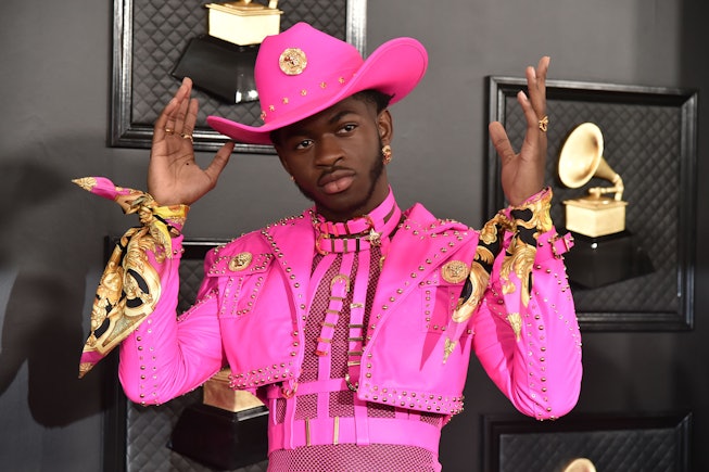 Lil Nas X attends the 62nd Annual Grammy Awards at Staples Center on January 26, 2020 in Los Angeles...