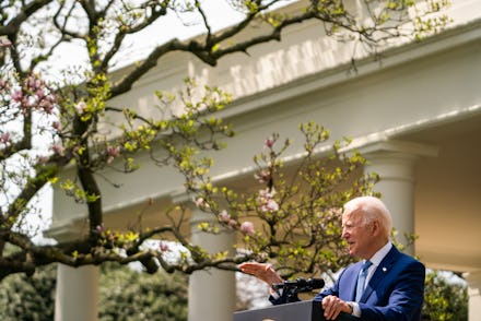 WASHINGTON, DC April 8, 2021:
President Joe Biden make remarks on gun violence prevention while Vi...