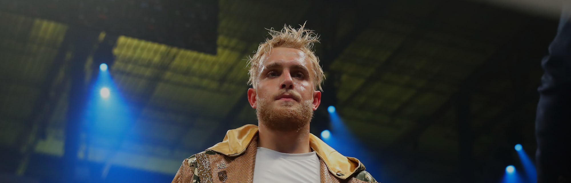 MIAMI, FL - JANUARY 30: Jake Paul of Los Angeles California enters the ring make his boxing pro deb...