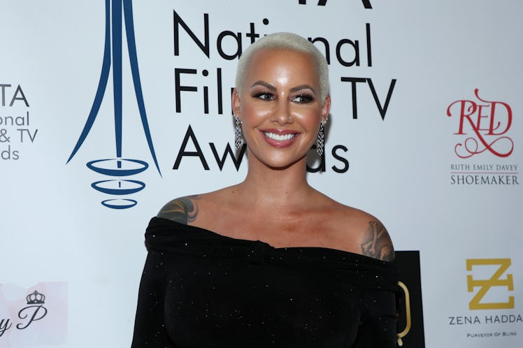 LOS ANGELES, CALIFORNIA - DECEMBER 05: Amber Rose attends the National Film and Television Awards Ce...