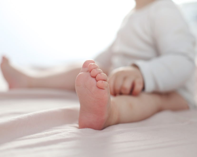 Mom gave birth to a baby who needed size 3 diapers.