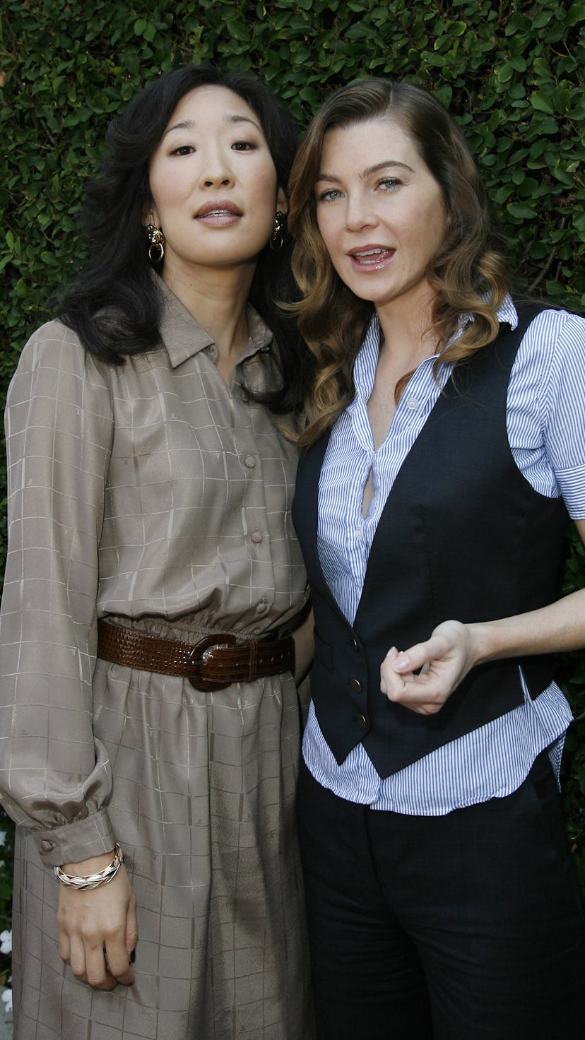 Sandra Oh and Ellen Pompeo during The Rape Treatment Center Annual Brunch Hosted by the Cast of Grey...