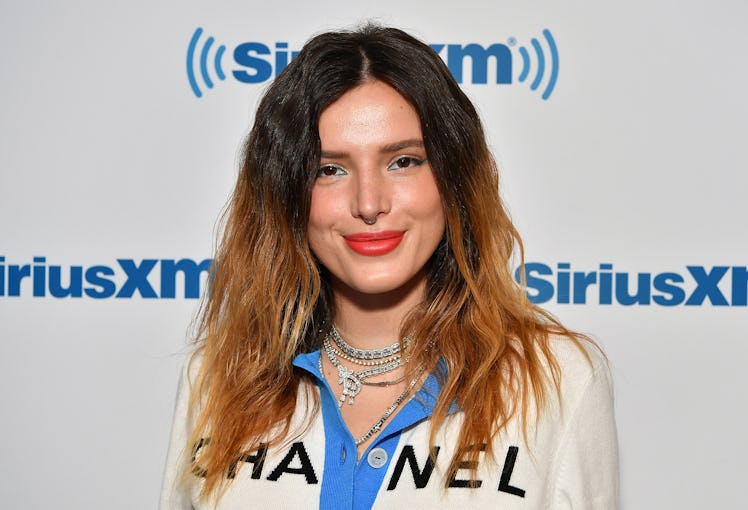 NEW YORK, NY - JUNE 14: (EXCLUSIVE COVERAGE) Actress/singer Bella Thorne visits SiriusXM Studios on...