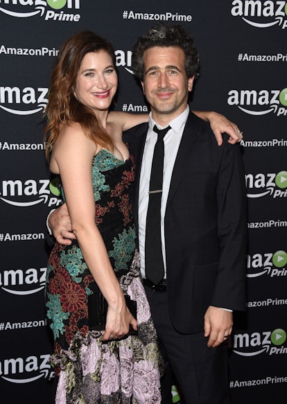 LOS ANGELES, CA - SEPTEMBER 20:  Actress Kathryn Hahn (L) and Ethan Sandler arrives at Amazon Video'...