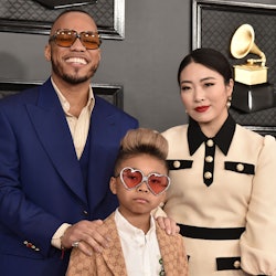 LOS ANGELES, CA - JANUARY 26: Anderson .Paak, Soul Rasheed and Jae Lin attend the 62nd Annual Grammy...