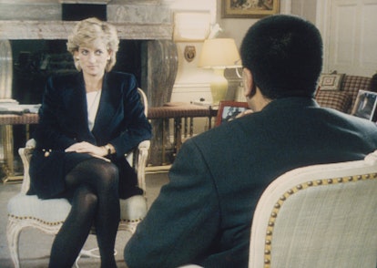 Martin Bashir interviews Princess Diana in Kensington Palace for the television program Panorama. (P...