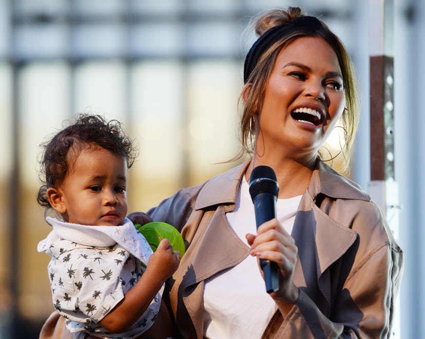 Chrissy Teigen posts more photos of her daughter than her son.