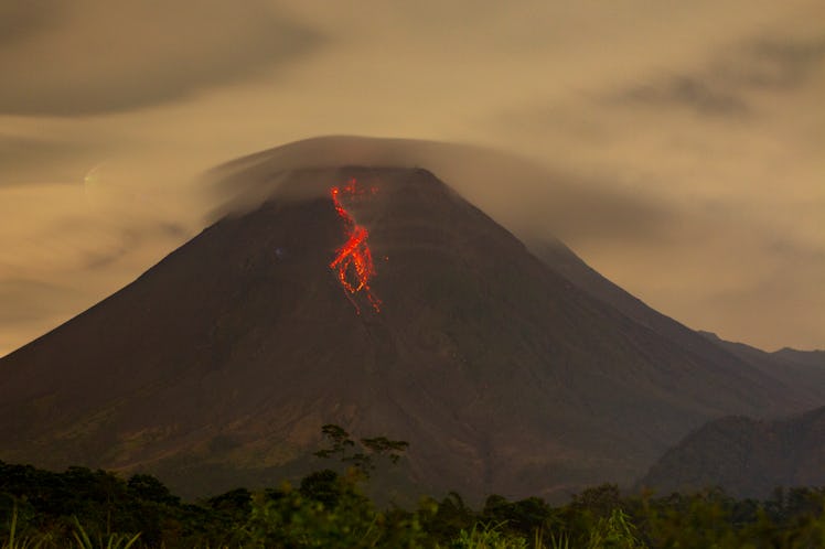Volcano in Sleman, Indonesia