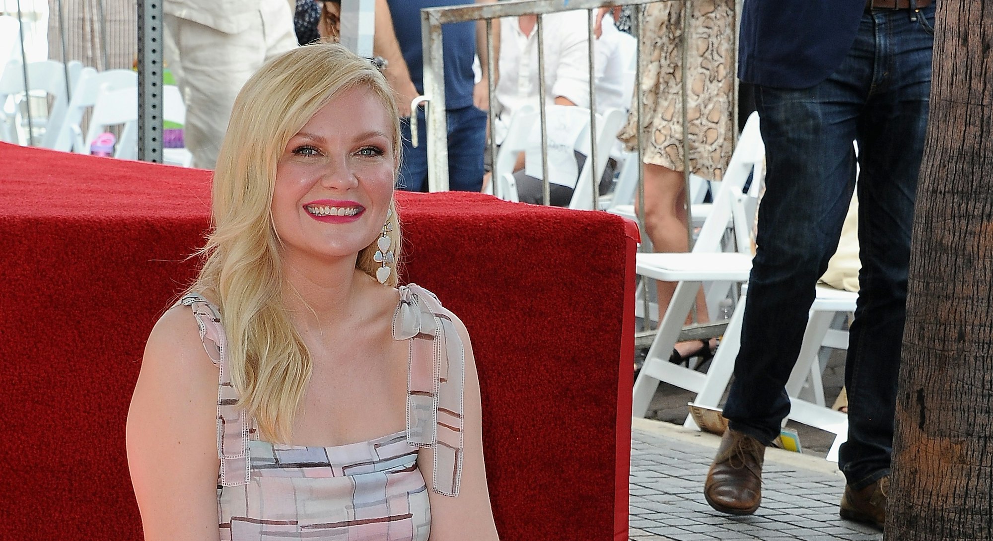 HOLLYWOOD, CA - AUGUST 29: Kirsten Dunst is honored with a Star on the Hollywood Walk of Fame on Aug...