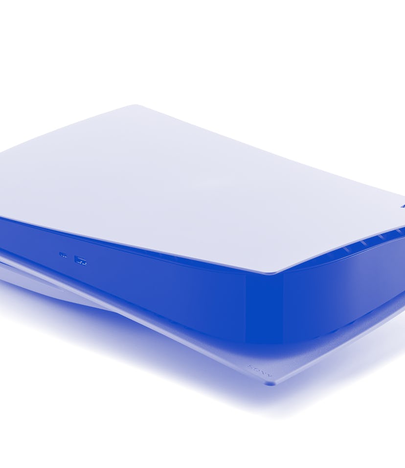 A Sony PlayStation 5 home video game console, taken on October 29, 2020. (Photo by Olly Curtis/Futur...