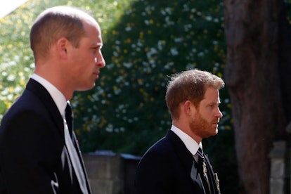 William and Harry's reunion at Prince Philip's funeral was touching.