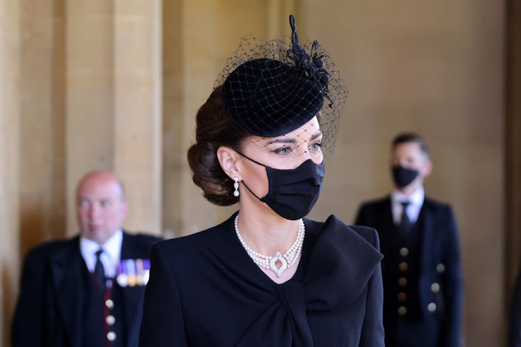 Kate Middleton's jewelry at Prince Philip's funeral carried a special meaning about her support for ...