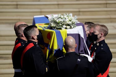 These photos from Prince Philip's funeral capture touching moments. 