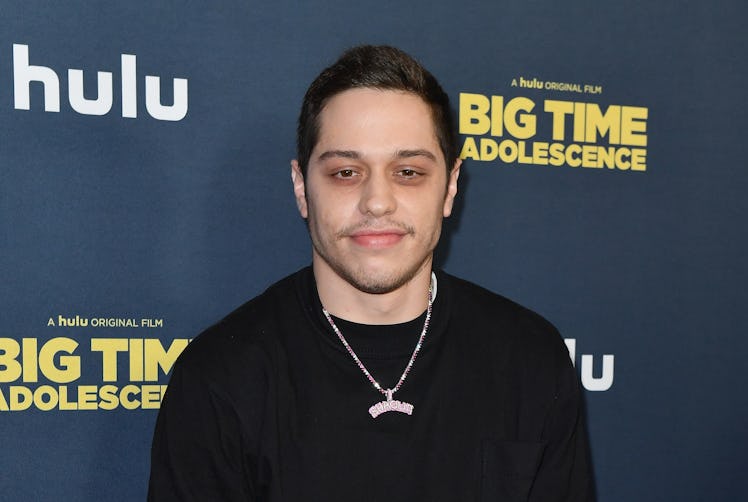 US comedian Pete Davidson attends the premiere of Hulu's "Big Time Adolescence" at Metrograph on Mar...