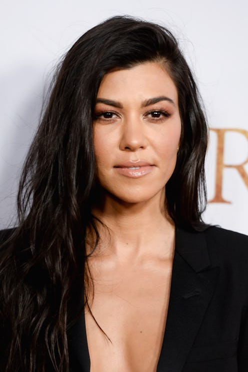 HOLLYWOOD, CA - APRIL 12:  Kourtney Kardashian arrive to the Los Angeles premiere of 'The Promise' a...