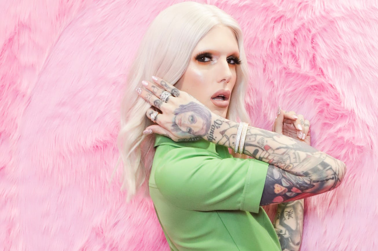 BOLOGNA, ITALY - MARCH 17: Singer and Make up Artist Jeffree Star poses for photos at Cosmoprof at ...
