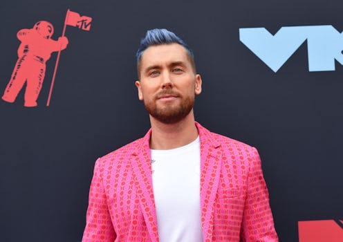 US singer Lance Bass arrives for the 2019 MTV Video Music Awards at the Prudential Center in Newark,...