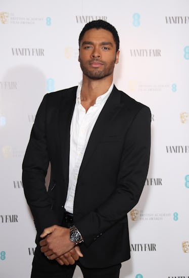 LONDON, ENGLAND - JANUARY 22:  Regé-Jean Page attends the Vanity Fair EE Rising Star BAFTAs Pre Part...