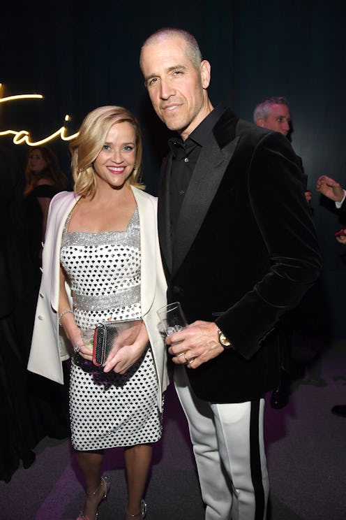 BEVERLY HILLS, CALIFORNIA - FEBRUARY 09: (L-R) Reese Witherspoon and Jim Toth attend the 2020 Vanity...