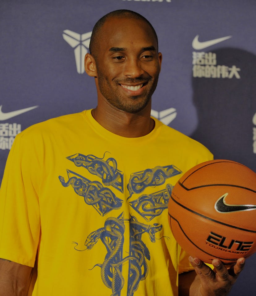 GUANGZHOU, CHINA - AUGUST 17:  (CHINA OUT) American professional basketball player Kobe Bryant of Lo...