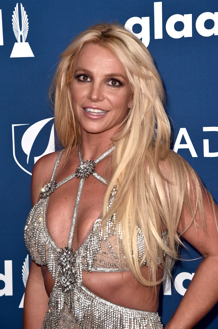 BEVERLY HILLS, CA - APRIL 12: Honoree Britney Spears attends the 29th Annual GLAAD Media Awards at ...