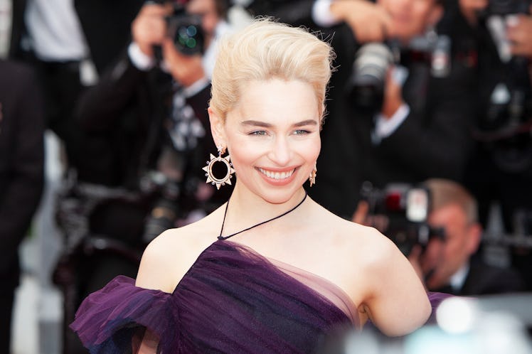 CANNES, FRANCE - MAY 15: Emilia Clarke attends the screening of 'Solo: A Star Wars Story' during the...