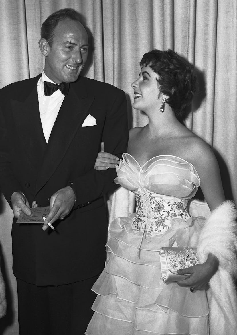 (Original Caption) 3/19/1953-Hollywood, California- Actress Elizabeth Taylor and her husband, Michae...