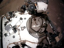 MARS - FEBRUARY 20: In this handout provided by NASA, the Navigation Cameras, or Navcams, aboard NA...