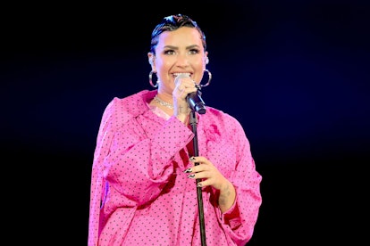 BEVERLY HILLS, CALIFORNIA - MARCH 22: Demi Lovato performs onstage during the OBB Premiere Event for...
