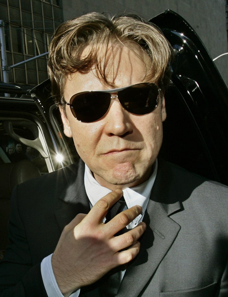 Movie star Russell Crowe arrives at Manhattan Criminal Court with his wife Danielle Spencer (not pic...