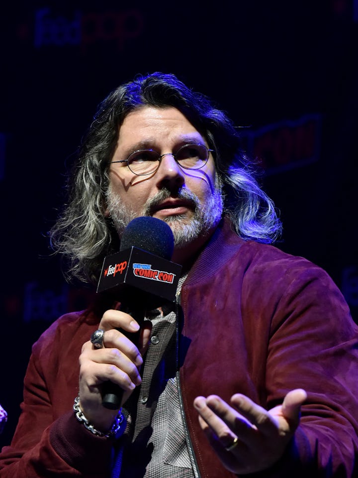 NEW YORK, NEW YORK - OCTOBER 05: Ronald D. Moore speaks on stage at the “For All Mankind”: Exclusive...