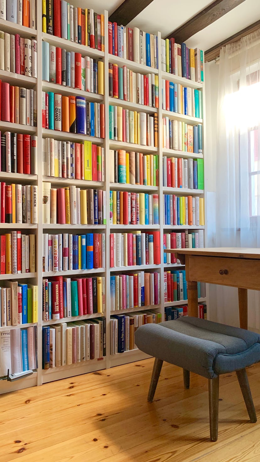 Library and desk of an author