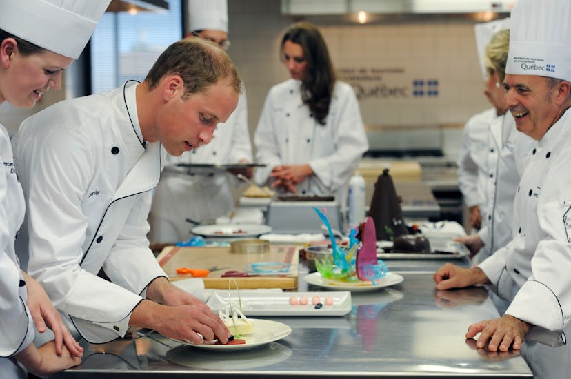 Prince William showed off in the kitchen for Kate Middleton.