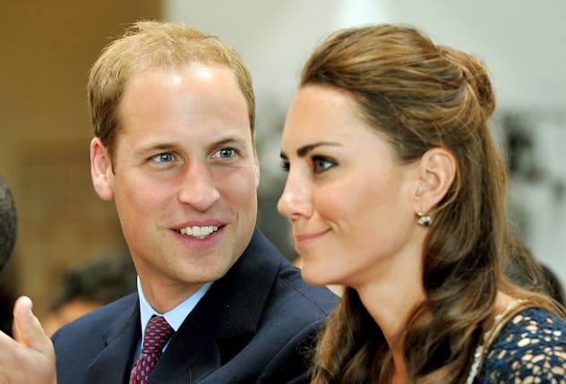 LOS ANGELES - JULY 10:  Prince William, Duke of Cambridge and Catherine, Duchess of Cambridge watch ...