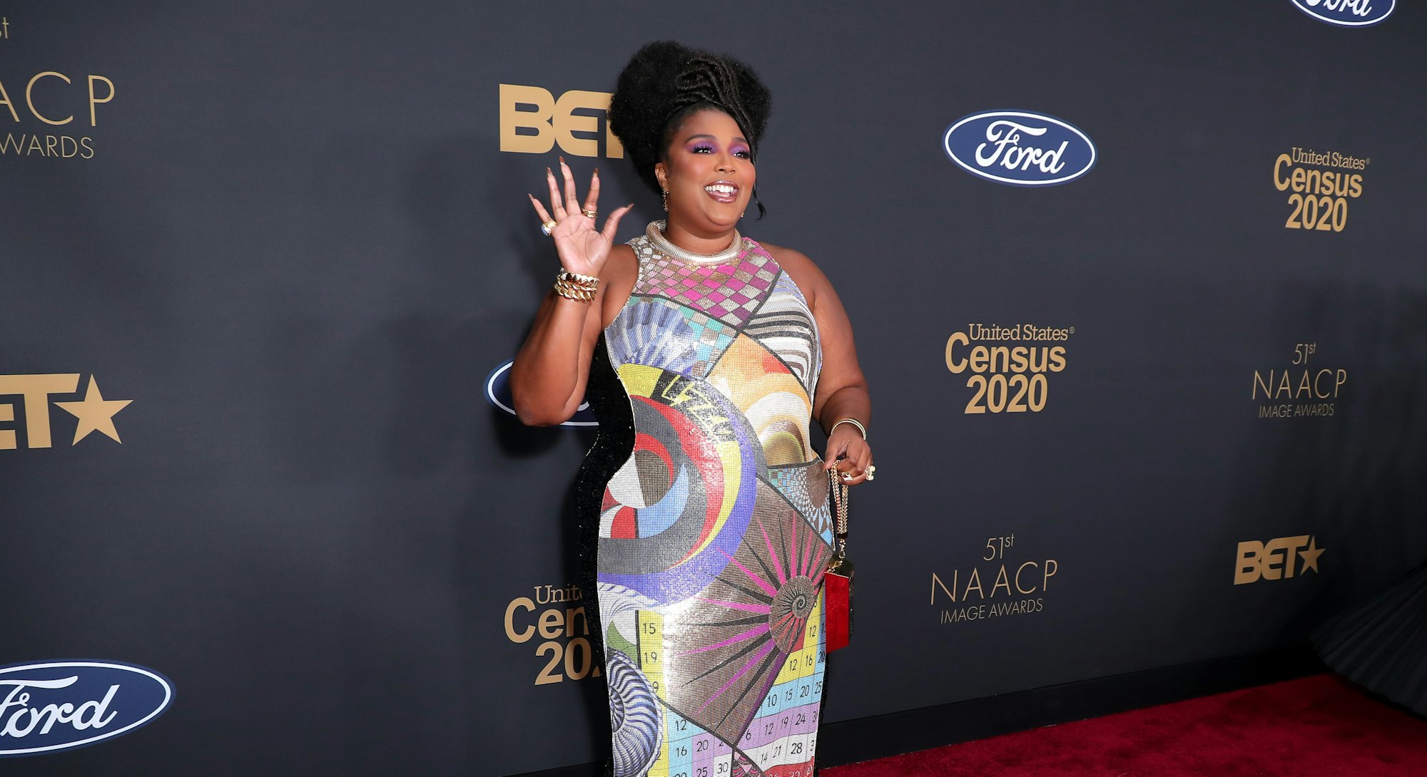 PASADENA, CALIFORNIA - FEBRUARY 22: Lizzo attends the 51st NAACP Image Awards, Presented by BET, at ...