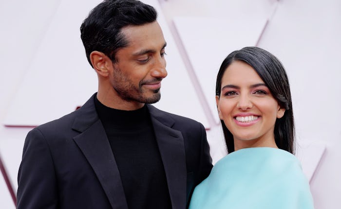 LOS ANGELES, CALIFORNIA – APRIL 25: (L-R) Riz Ahmed and Fatima Farheen Mirza attend the 93rd Annual ...