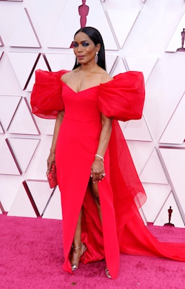 LOS ANGELES, CALIFORNIA – APRIL 25: Angela Bassett attends the 93rd Annual Academy Awards at Union S...
