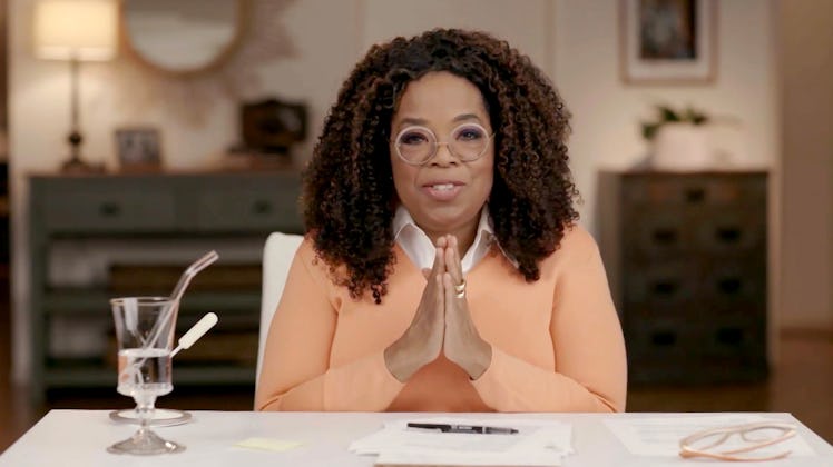 UNSPECIFIED - NOVEMBER 12: In this screengrab, Oprah Winfrey speaks during the GCAPP EmPOWER Party &...