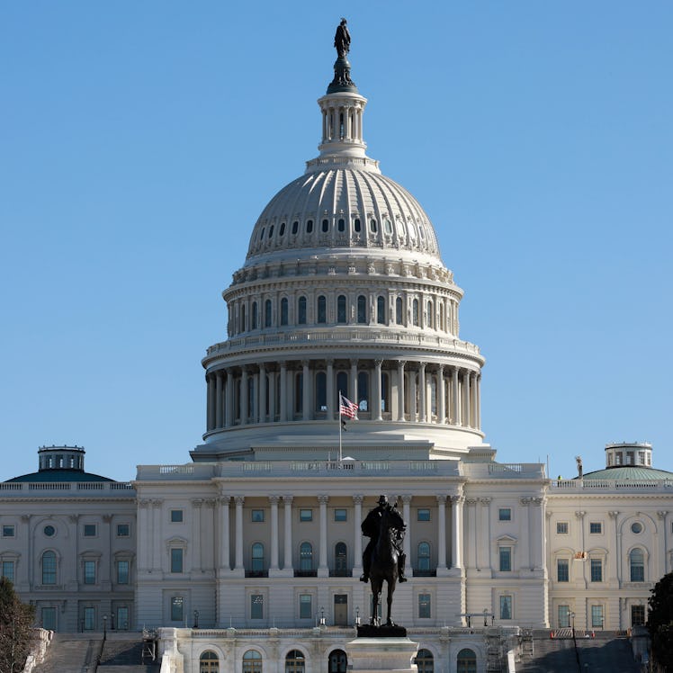 WASHINGTON, USA - JANUARY 21: A general view of The US Capitol Building on January 21, 2020 Washingt...