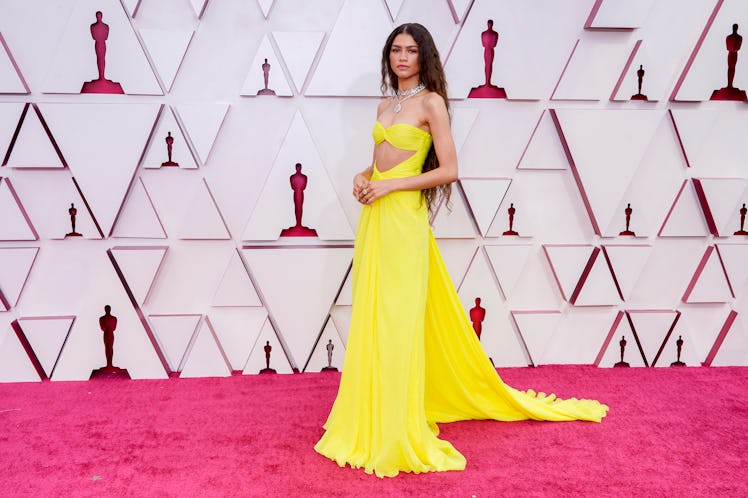 LOS ANGELES, CALIFORNIA – APRIL 25: Zendaya attends the 93rd Annual Academy Awards at Union Station ...