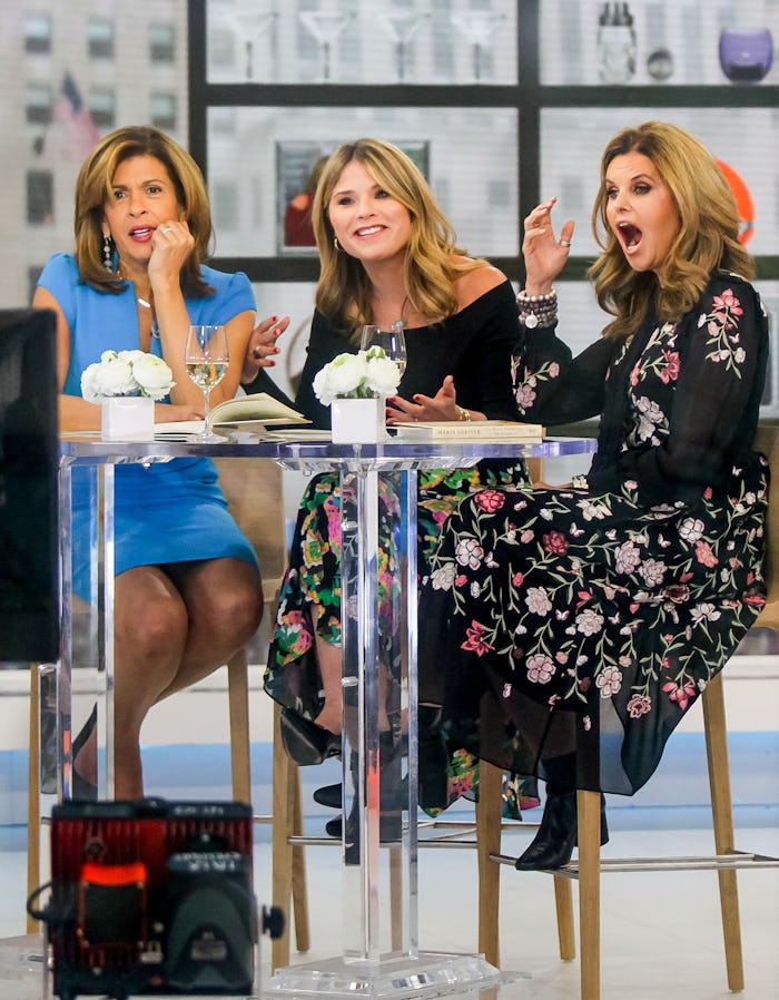 Hoda Kotb, Jenna Bush, and Maria Shriver are seen on January 09, 2019 in New York City. (Photo by J...