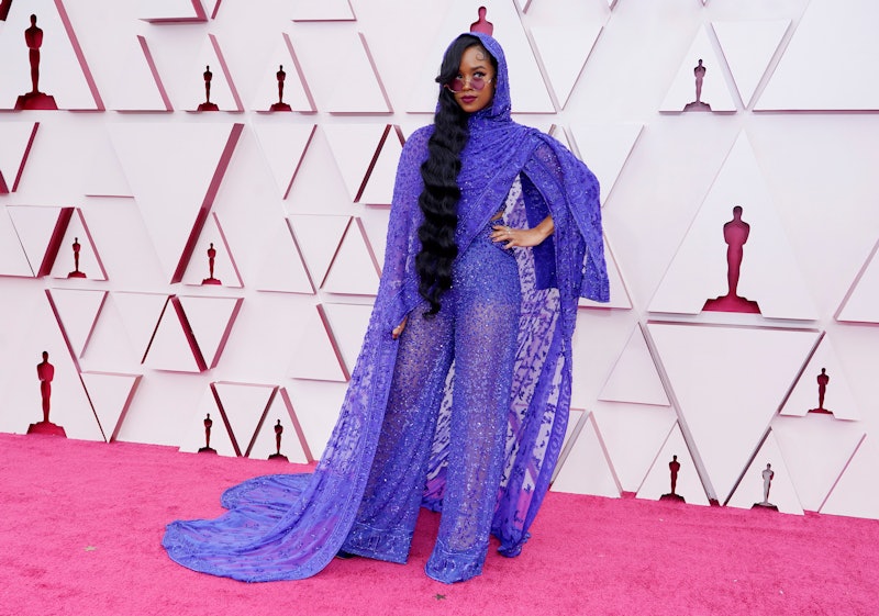 LOS ANGELES, CALIFORNIA – APRIL 25: H.E.R. attends the 93rd Annual Academy Awards at Union Station o...