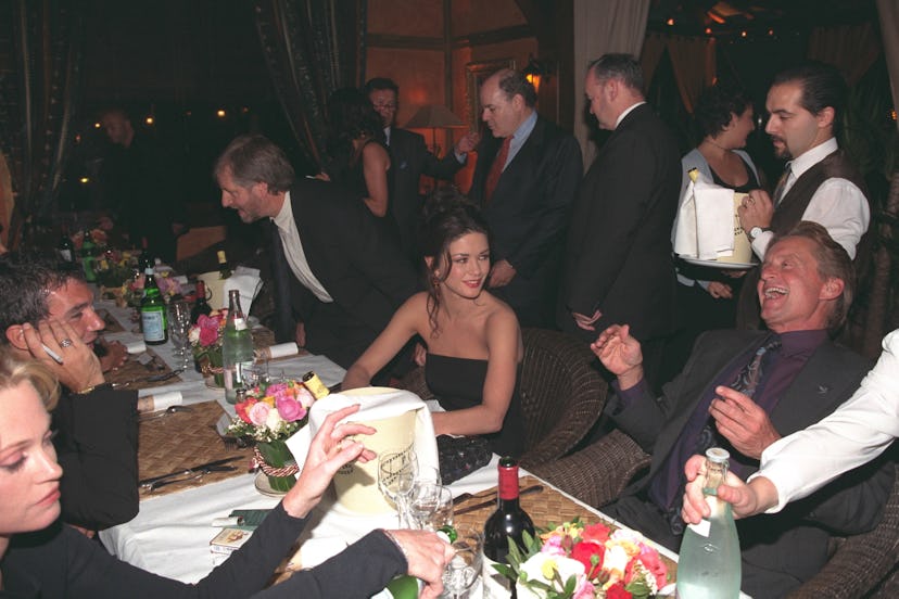 (Original Caption) Melanie Griffith, Antonio Banderas, Catherine Zeta-Jones and Michael Douglas at t...