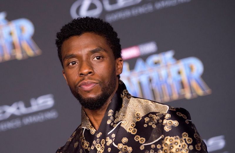 Actor Chadwick Boseman attends the world premiere of Marvel Studios Black Panther, on January 29, 20...